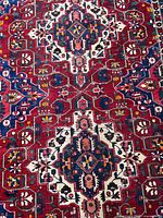 Central section showing double medallion and colour palette