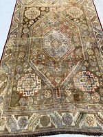 Full view of rug showing overall pattern and edges