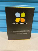 Front of slipcase with Living Language logo