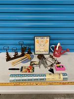 Overview of all items on table