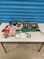 Overall lot displayed on table