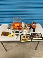 Full lot overview on table