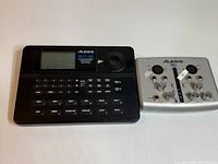 Front view of SR-16 drum machine and iO2 Express interface