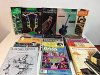 Overview of all instruction books laid out on table