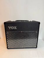 Front view showing Vox logo and grille