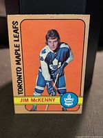 Front of Jim McKenny 1972-73 OPC card