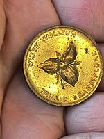 Obverse with White Trillium design and bilingual text