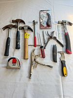 All tools laid out on surface