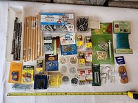 Overview of entire mixed hardware lot laid out