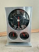 Front view showing full weather station and gauges