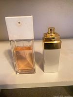 Both Chanel perfume bottles front view