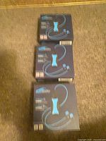 Three boxed H2O Audio Stream 3 units front view