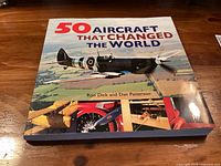 Front cover of 50 Aircraft That Changed the World softcover book