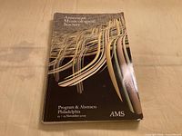 Front cover of AMS program booklet