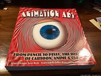 Front cover of the book featuring eye graphic and title