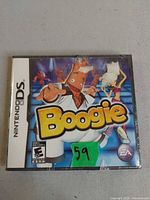 Front cover of sealed Boogie Nintendo DS game