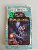 Front cover of Dragonlance Kendermore paperback showing artwork, title and author