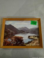 Full view of framed print showing image and frame