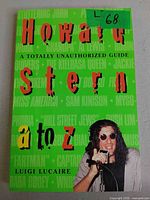 Front cover showing title, author, and photo of Howard Stern