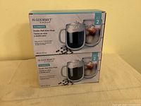 Front view of two JS Gourmet Elements boxes showing product image and quantity