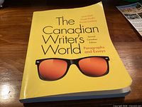 Front cover of The Canadian Writer’s World textbook