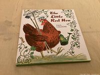 Front cover of The Little Red Hen hardcover book