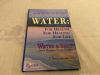 Front cover of Water: For Health For Healing For Life book