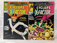 Front covers of both comic issues 22 and 23
