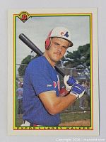 Front of Larry Walker Bowman card