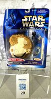 Front view of sealed Star Wars Episode I Action Fleet Mini Scene #4 package showing contents and graphics