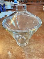 Jar with lid assembled showing overall shape
