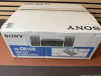 Sony SS-CR150 retail carton exterior