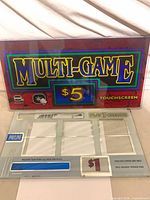 Upper and lower glass panels together