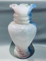 Full view of the Murano art glass vase