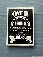 Front of Over The Hill Playing Cards box