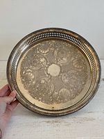 Top view showing full etched design and gallery wall