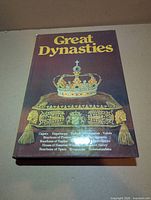 Front dust jacket showing title and crown artwork