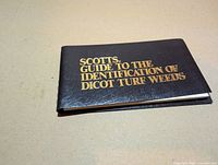 Front cover showing title in gold lettering