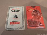 Front covers of both vintage recipe booklets
