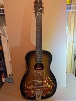 Full front view of Gene Autry Melody Ranch acoustic guitar