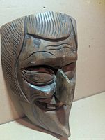 Front view of full mask showing overall design and size