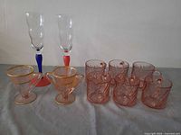 Group image showing all 10 glassware pieces