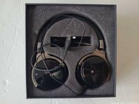 Headphones in original foam with cables