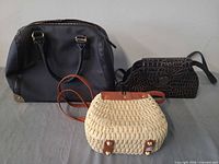 All three handbags together