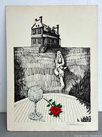 Front view of artwork showing full composition, signature visible