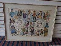 Full view of framed print showing entire artwork and frame