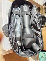 Spotting scope inside case with tripod