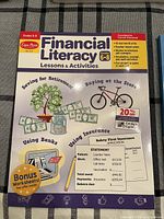 Front cover displaying title, grade range and publisher