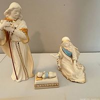 Full set of three Lenox nativity figurines