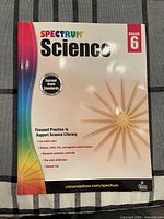 Front cover showing Spectrum Science Grade 6 textbook
